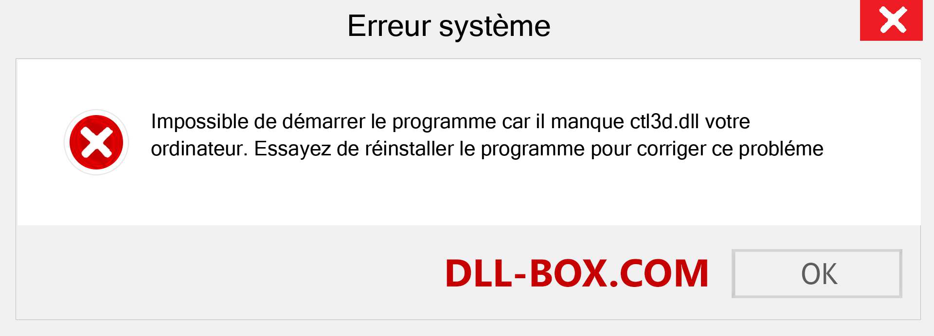 Le fichier ctl3d.dll est manquant ?. Télécharger pour Windows 7, 8, 10 - Correction de l'erreur manquante ctl3d dll sur Windows, photos, images